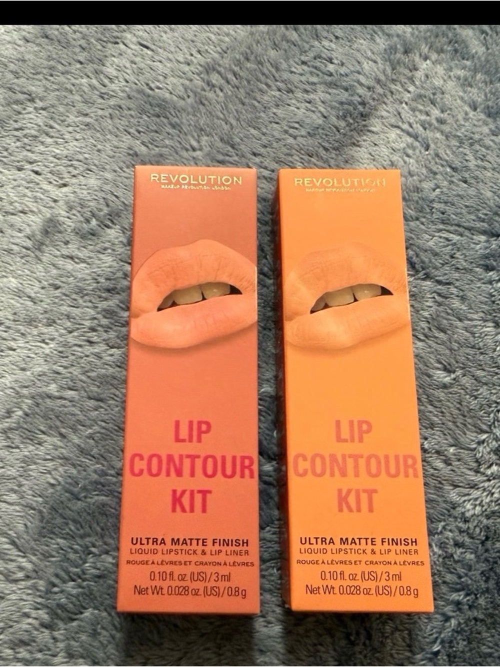 Revolution Lip Contour Kit Duo - Peach & Coral Shades